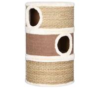 ""SALE 2026""Armoire à chat Brun - Tonneau à gratter pour chats 60cm Herbiers marins 6.54 Kg 869626