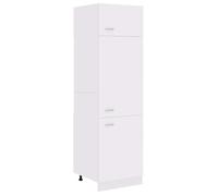 ""SALE 2026""Armoire/buffet pour cuisine Blanc - Armoire réfrigérée ""Lyon"" Blanc 60x57x207cm Bois d'ingénierie 61.5 Kg 946323
