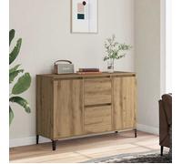 ""SALE 2026"" Armoire/Cabinet à tiroirs Brun - Buffet chêne artisanal 102x35x70cm - bois d'ingénierie PRO248971201