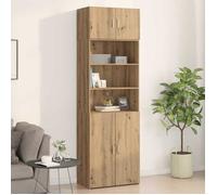 ""SALE 2026"" Armoire/Cabinet à tiroirs Marron - Meuble mural Montage mural chêne artisanal 70x42.5x40cm PRO412605486