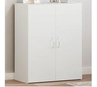 ""SALE 2026"" Armoire de classement Blanc - Armoire de classement blanc 60x32x77,5cm - bois d'ingénierie PRO167218750