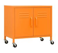""SALE 2026""Armoire de Classement - WINWIN - Pour bureau/salon - Armoire de rangement Orange 60x35x56cm Acier 11.2 Kg 4048368