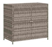 ""SALE 2026""Armoire de rangement de jardin - Coffre de rangement extérieur gris 83x45x76cm - Résine tressée 8.8 Kg 3304462