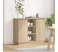 ""SALE 2026"" Armoire de salle de bain Beige - Buffet Chêne Sonoma 90x32x75cm - bois d'ingénierie PRO567347111