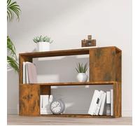 ""SALE 2026"" Armoire étagère magazine Brun - Bibliothèque Chêne fumé 100x24x63cm - bois d'ingénierie PRO135998472