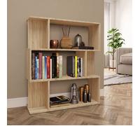 ""SALE 2026"" Armoire étagère magazine Brun - Bibliothèque/Séparateur de pièce Chêne sonoma - Bois d’ingénierie PRO875014163