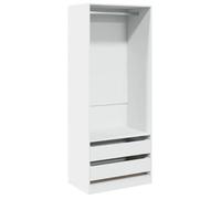 ""SALE 2026""Armoire penderie Pour chambre - WINWIN - Cabinet/Garde-robe blanc 80x50x200cm - bois d'ingénierie 53.4 Kg 4499317