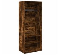 ""SALE 2026""Armoire penderie Pour chambre, - WINWIN - Cabinet/Garde-robe chêne fumé 80x50x200cm - bois d'ingénierie 50 Kg 4383232