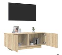 ""SALE 2026"" Armoire TV moderne Brun - Meuble TV Chêne sonoma 100x35x40cm - bois d'ingénierie PRO683466860