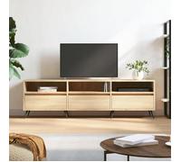 ""SALE 2026"" Armoire TV moderne Brun - Meuble TV chêne sonoma 150x30x44,5cm - bois d'ingénierie PRO870052658