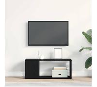 ""SALE 2026"" Armoire TV moderne Noir - Ensemble meuble TV Chêne noir 80x24x32cm - bois d'ingénierie PRO641214370