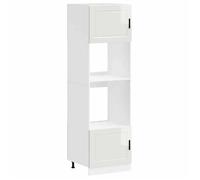 ""SALE 2026""Armoires de four/buffet pour cuisine - WINWIN - 2 pcs Porto blanc brillant - bois d'ingénierie 54.82 Kg 4753448