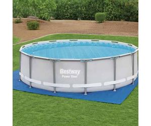""SALE 2026"" Bâches de piscines/tapis de sol Bleu - Bestway Tapis de sol pour piscine Flowclear 488x488cm PRO636107922