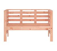 ""Sale 2026"" Banc de jardin - BURKE - Banquette balcon - 111,5x53x71 cm - bois massif de douglas BB702