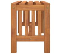 ""Sale 2026"" Banc de jardin - BURKE - Banquette balcon - 80 cm - bois massif d'eucalyptus BB397