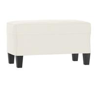 ""SALE 2026""Banc Entrée Bout de Lit - Banquette - WINWIN - Beige 70x35x41cm Tissu microfibre 5.55 Kg 2392473