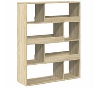 ""SALE 2026""Bibliothèque - Colonne/Meuble Étagère de rangement pour livres - chêne sonoma 100x33x125,5cm - bois d'ingénierie 39.9 Kg
