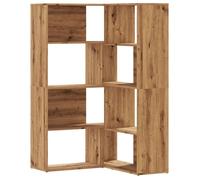 ""SALE 2026""Bibliothèque d'angle 4 niveaux - Colonne pour livres - WINWIN -chêne artisanal bois ingénierie 53.4 Kg 8203280