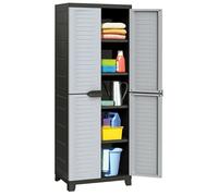 ""SALE 2026"" Buffet bahut Gris - Armoire en plastique 65x45x181cm PRO674329900