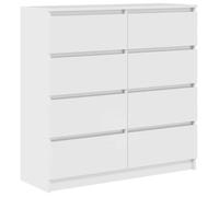 ""SALE 2026""Buffet de cuisine - Placard vaisselier - WINWIN - Cabinet bahut blanc 100x35x99cm - bois d'ingénierie 47.7 Kg 6282527