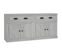 ""SALE 2026""Buffet de cuisine stable - Placard Cabinet bahut Gris - Buffets 2 pcs sonoma gris bois d'ingénierie 51.44 Kg 494657