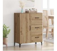 ""SALE 2026""Buffet - moderne-design - bois d'ingénierie - chêne artisanal - avec 1 porte - avec 3 tiroirs - 69 5x34x90 cm 364ydu15s17