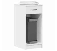 ""SALE 2026"" Bureau moderne, compact Blanc - Support de tour d'ordinateur avec tiroir blanc 35x45x77cm PRO647017888