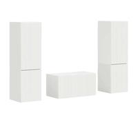 ""SALE 2026""Cabinet HiFi - Pour salon - design élégant Blanc - 3 pcs Blanc 41.41 Kg 828685