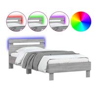 ""SALE 2026""Cadre de lit - 1 personnes - Structure de lit - 203x104x70cm avec lumières LED 100x200cm,28.98 Kg 529501