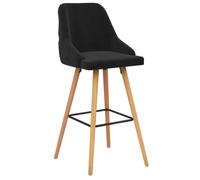 ""SALE 2026""Chaise Haute de Bar pour Cuisine, Salon, Café Noir - Tabourets de bar - lot de 2 - noir velours,48x55x106cm 14.9 Kg 94796