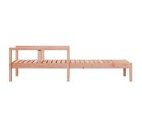 ""Sale 2026"" Chaise longue/Transat - BURKE - 1 PLACE - 199,5x62x55 cm bois massif de douglas Cc1235