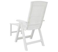 ""Sale 2026"" Chaise longue/Transat - BURKE - 1 PLACE - blanc plastique Cc950