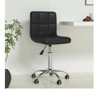 ""SALE 2026"" Chaise pivotante de bureau Noir - Chaise de bureau pivotante Noir Similicuir PRO633617070