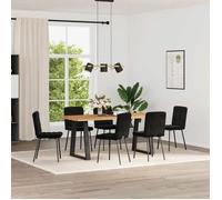 ""SALE 2026""Chaises à manger - lot de 6 - Chaises de Salon - noir velours,45x54x83cm 45.3 Kg 6733320