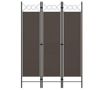 ""SALE 2026"" Cloison de séparation Anthracite - Cloison de séparation 3 panneaux Anthracite 120x180cm PRO957168622
