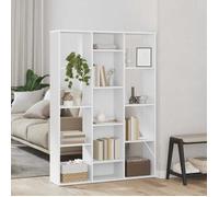 ""SALE 2026"" Cloison de séparation Blanc - Séparateur de pièce/Bibliothèque Blanc 100x24x140cm PRO784478084