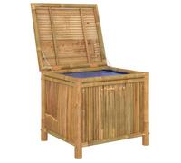 ""Sale 2026"" Coffre de rangement de jardin - BURKE - grande espace - 60x52x55 cm - Bambou CC84