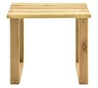 ""SALE 2026""Console de jardin/Table salle balcon Vert - Table de transat 30x30x26cm Bois de pin imprégné 1.9 Kg 500851