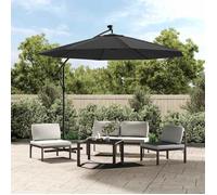 ""SALE 2026"" Couverture de parasol Anthracite - Tissu de remplacement pour parasol déporté anthracite 300cm PRO287505044