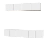 ""SALE 2026""Ensemble de meubles TV - WINWIN - Cabinet HiFi - Pour salon - 5 pcs Blanc - bois d'ingénierie 54.28 Kg 5132606
