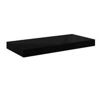 ""SALE 2026"" Étagères murale,ensemble élégant Noir - Étagère murale flottante Noir brillant 50x23x3,8cm MDF PRO179232665