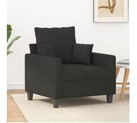 ""SALE 2026"" Fauteuil/Chaise-Sofa Noir - Fauteuil Noir 60cm Tissu PRO399498820