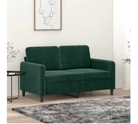 ""SALE 2026"" Fauteuil/Chaise-Sofa Vert - Canapé à 2 places Vert foncé 120cm Velours PRO554886037