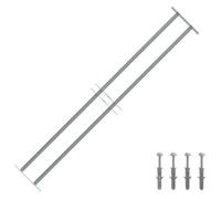 ""SALE 2026"" Fenêtre Argent - Grille réglable de sécurité de fenêtres et 2 barres 1000-1500mm PRO123065946