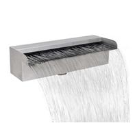 ""SALE 2026"" Fontaines/cascades Argent - Lame d'eau rectangulaire 30cm Acier inoxydable pour piscine PRO451537116