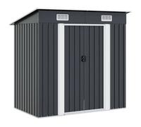 ""SALE 2026"" Garage pour robot tondeuse Anthracite - Abri de jardin Anthracite Acier PRO516492802