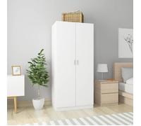 ""SALE 2026"" Garde-robe Blanc - Garde-robe Blanc 80x52x180cm - Bois d’ingénierie PRO190211383
