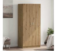 ""SALE 2026"" Garde-robe Brun - Armoire en chêne artisanal 90x52x200cm - bois d'ingénierie PRO928173386