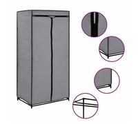 ""SALE 2026"" Garde-robe Gris - Garde-robe Gris 75x50x160cm PRO249641400