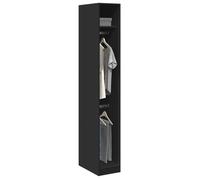 ""SALE 2026"" Garde-robe Noir - Garde-robe noir 30x50x200cm - bois d'ingénierie PRO933076638